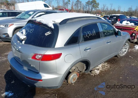 2005 Infiniti Fx35 from USA, damaged, VIN JNRAS08W25X203011